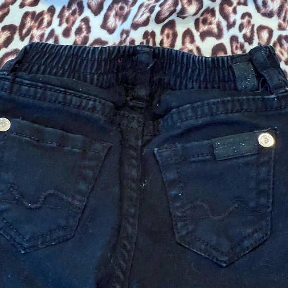 Girls leopard denim 7 for all mankind set. - Picture 5 of 5